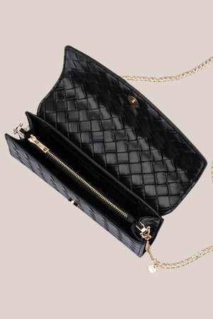 Olga Berg Aisha Embossed Clutch