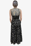 Rose Bullet Oreander Embroidered Jumpsuit