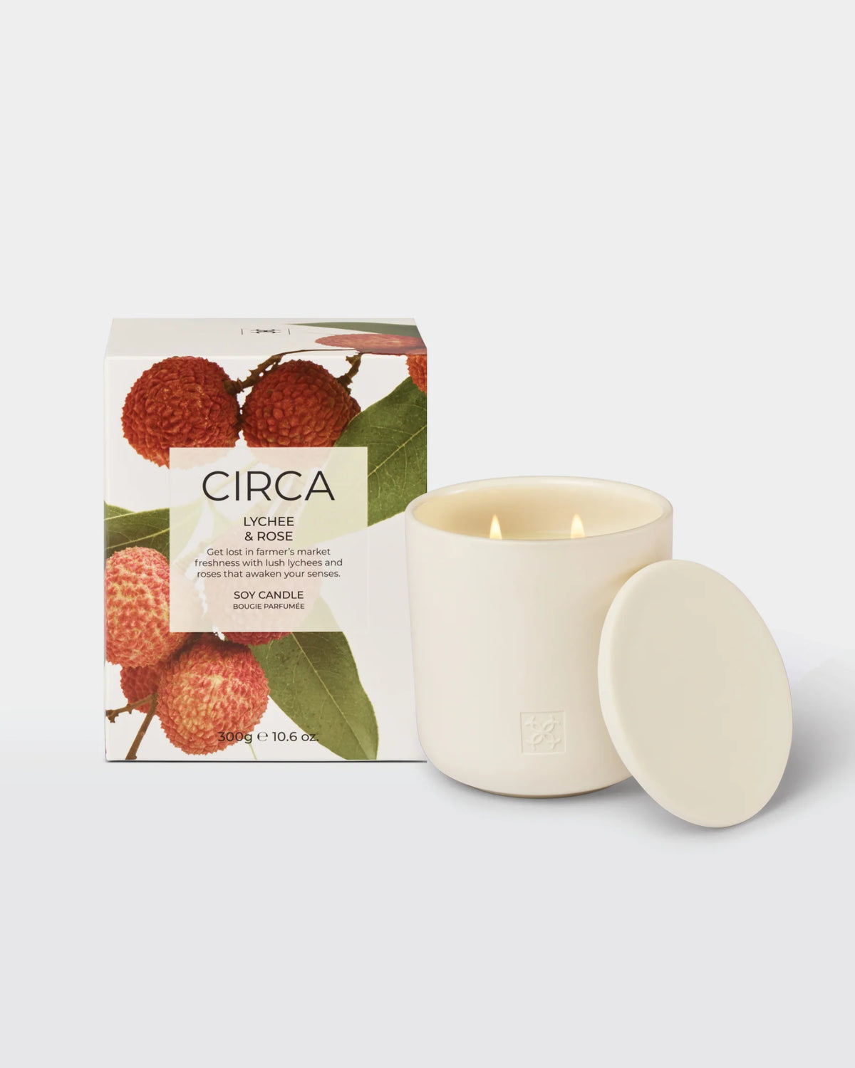 Circa Rose & Lychee Candle 300g