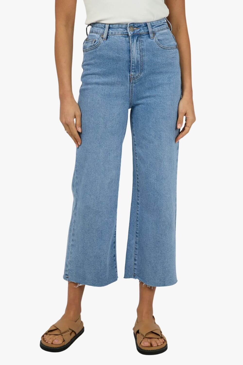 All About Eve Charlie High Rise Wide Leg Jean