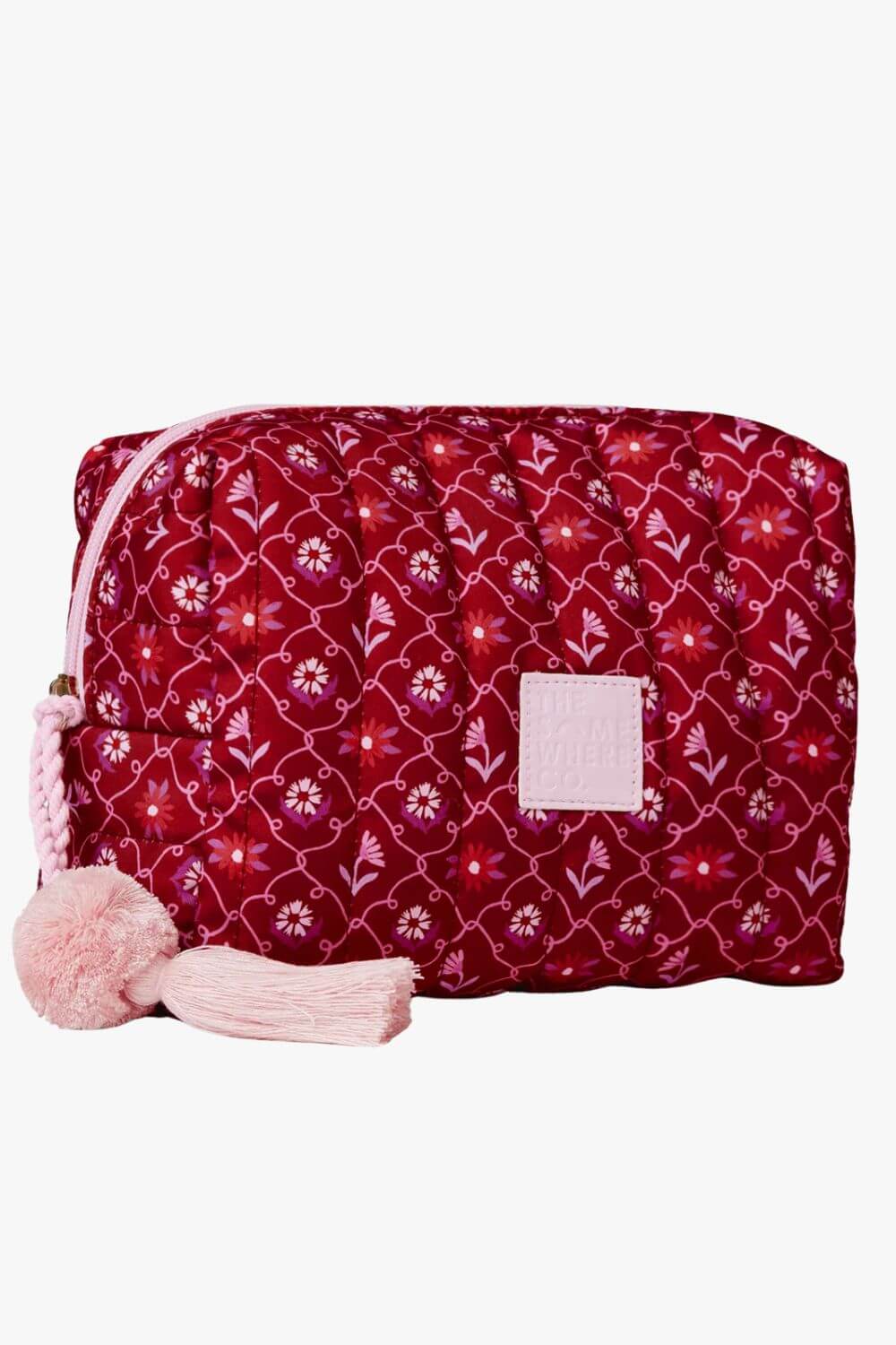 The Somewhere Co Rosewood Cosmetic Case