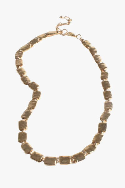 Adorne Textured Metal Knot Collar Necklace