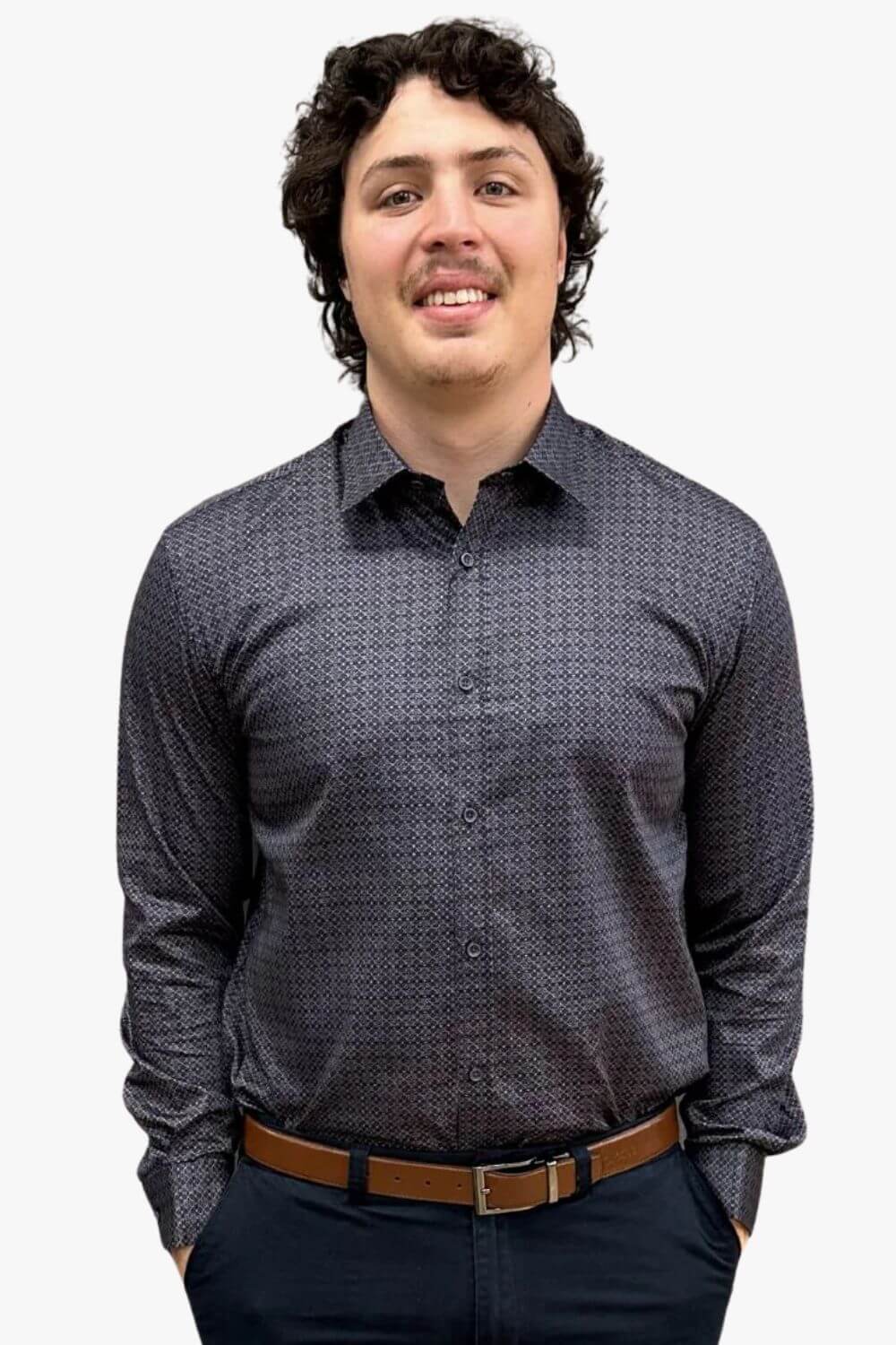 AK Demire Slim Fit Long Sleeve Fashion Shirt