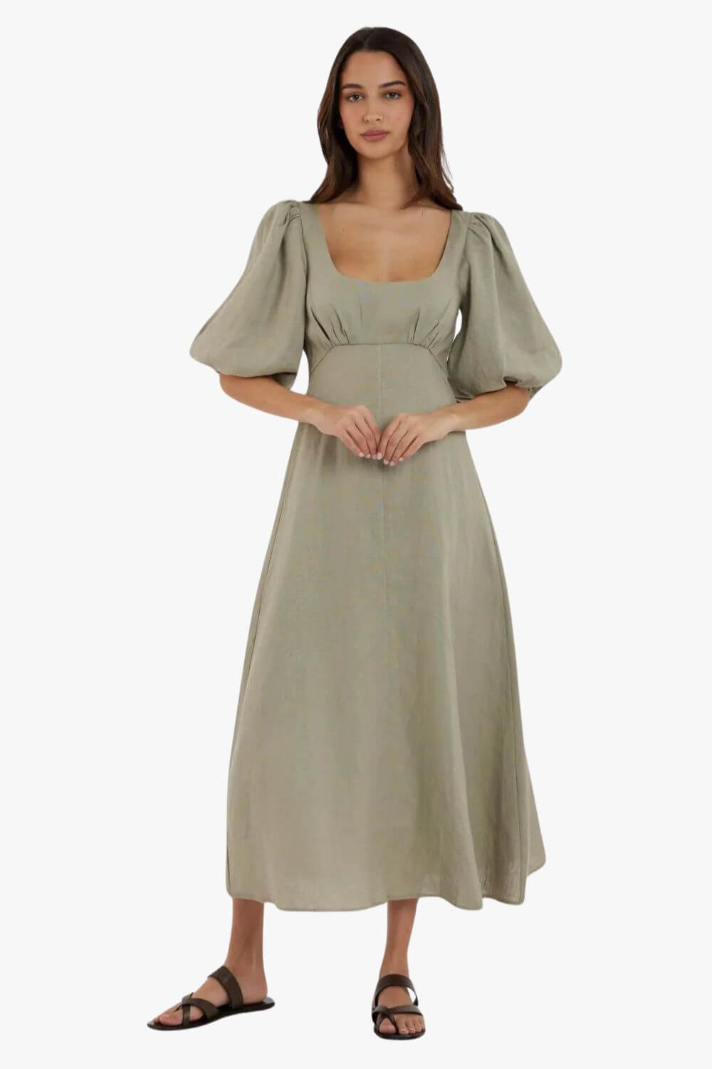 Amelius Romilly Linen Midi Dress