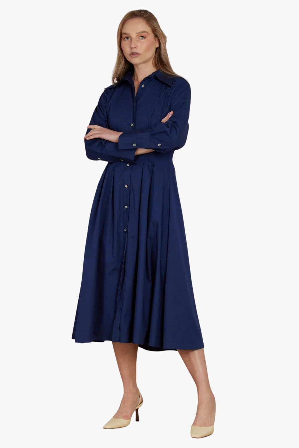 Amelius Mattea Cotton Poplin Shirt Dress