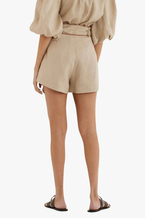Amelius Chloe Stitch Detail Linen Short