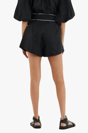 Amelius Chloe Stitch Detail Linen Short
