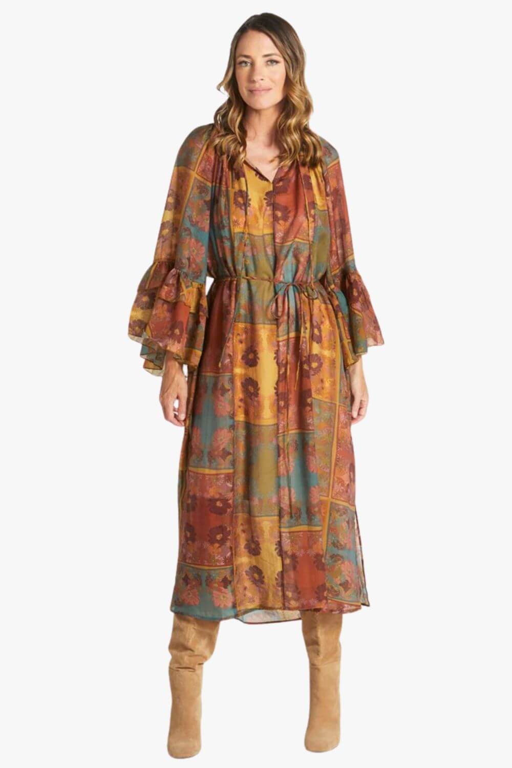 Fate + Becker Bohemian Nouveau Floral Dress