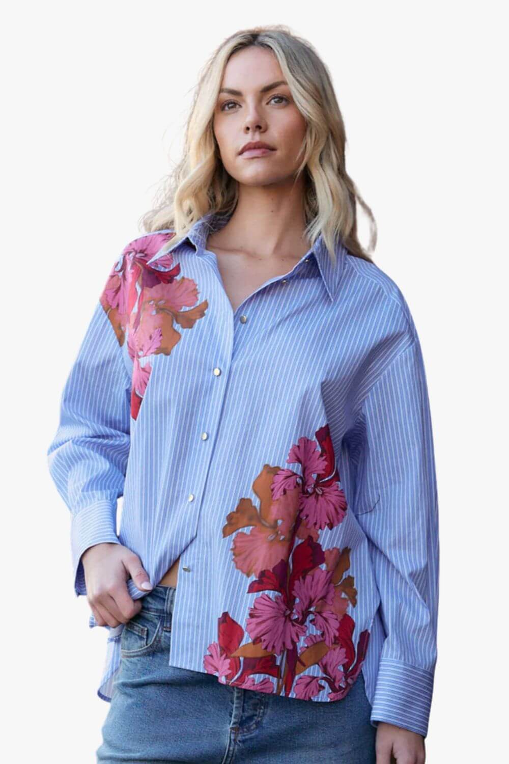 Fate + Becker Sweet Jane Stripe Shirt