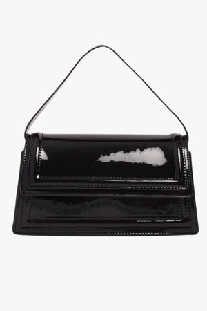 Adorne Ava High Shine Structured Bag