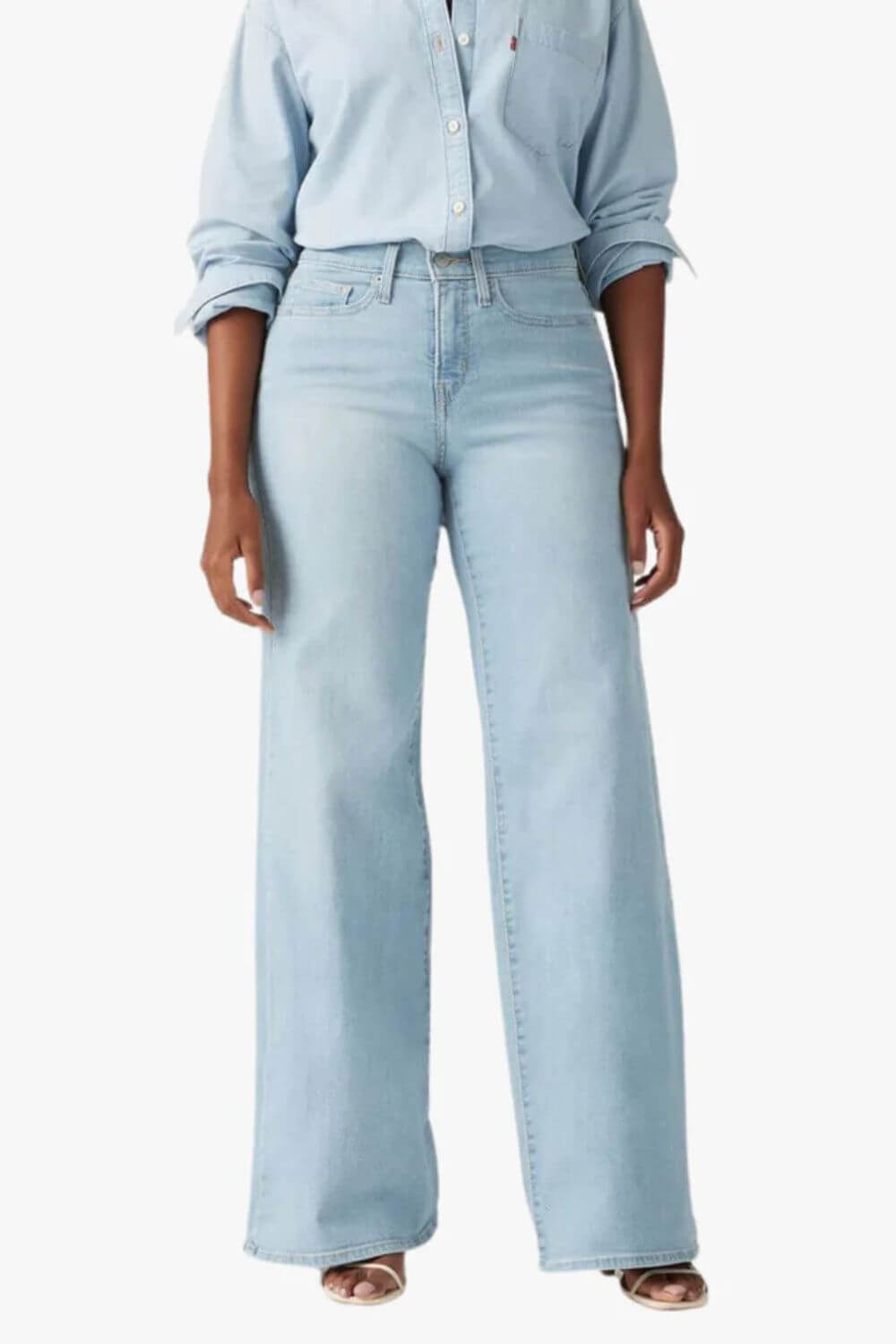 Levis Womens 318 Shaping Wide Leg Jean