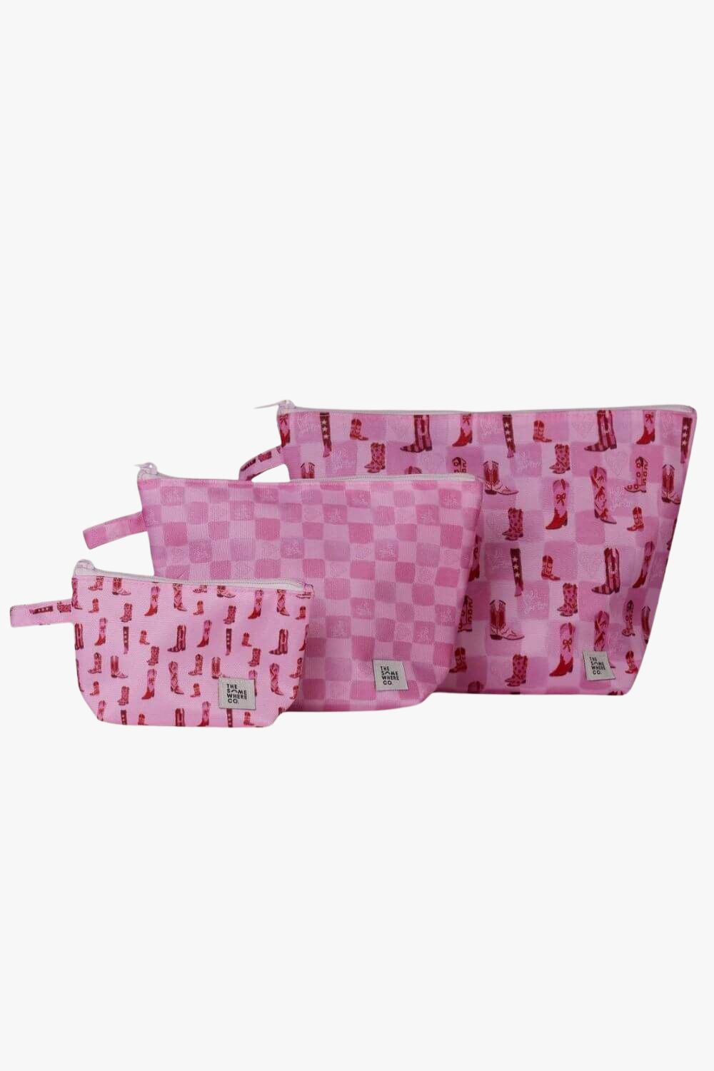 The Somewhere Co Hold On Darlin Handy Pouch Trio