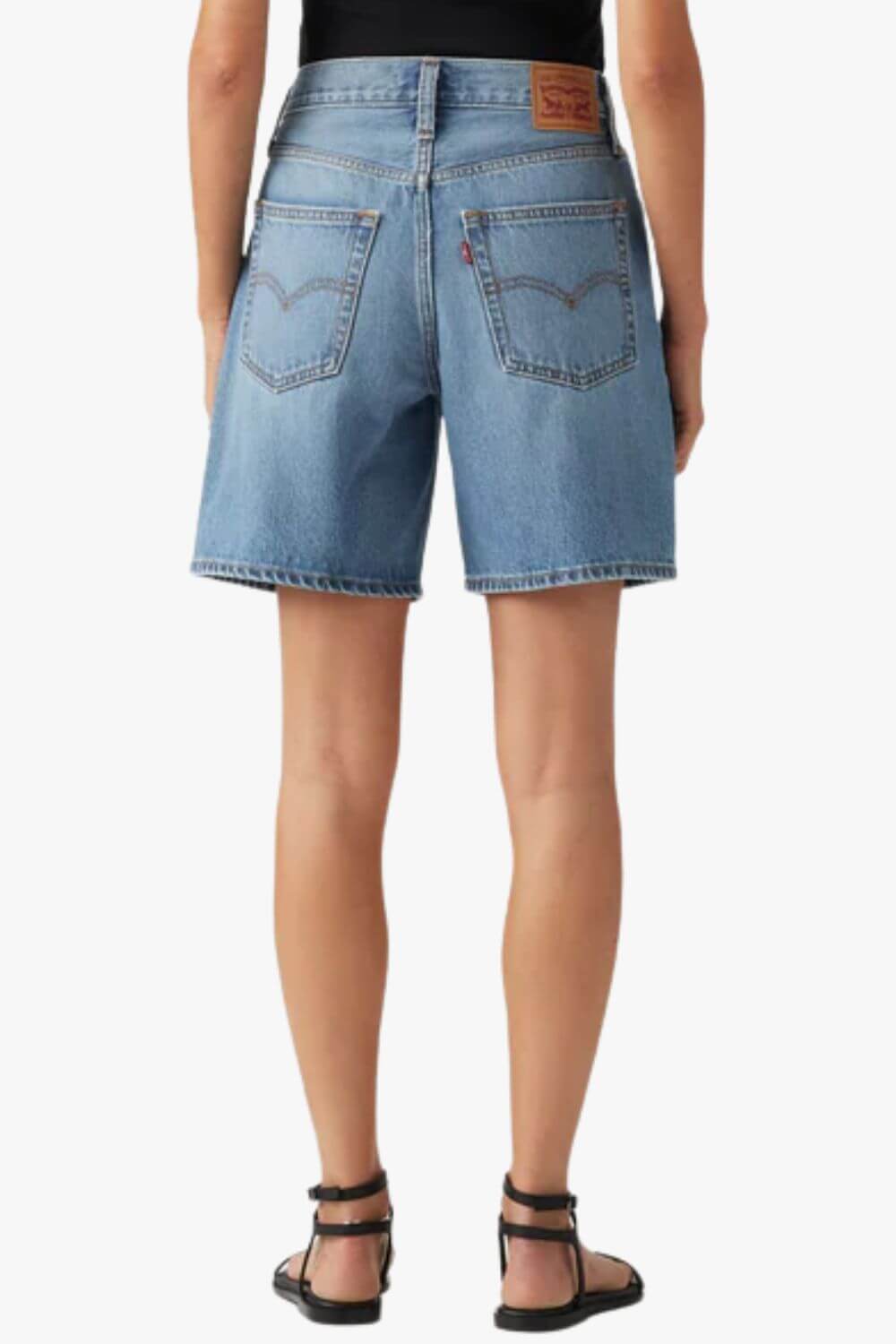 Levis Womens High Rise Baggy Shorts
