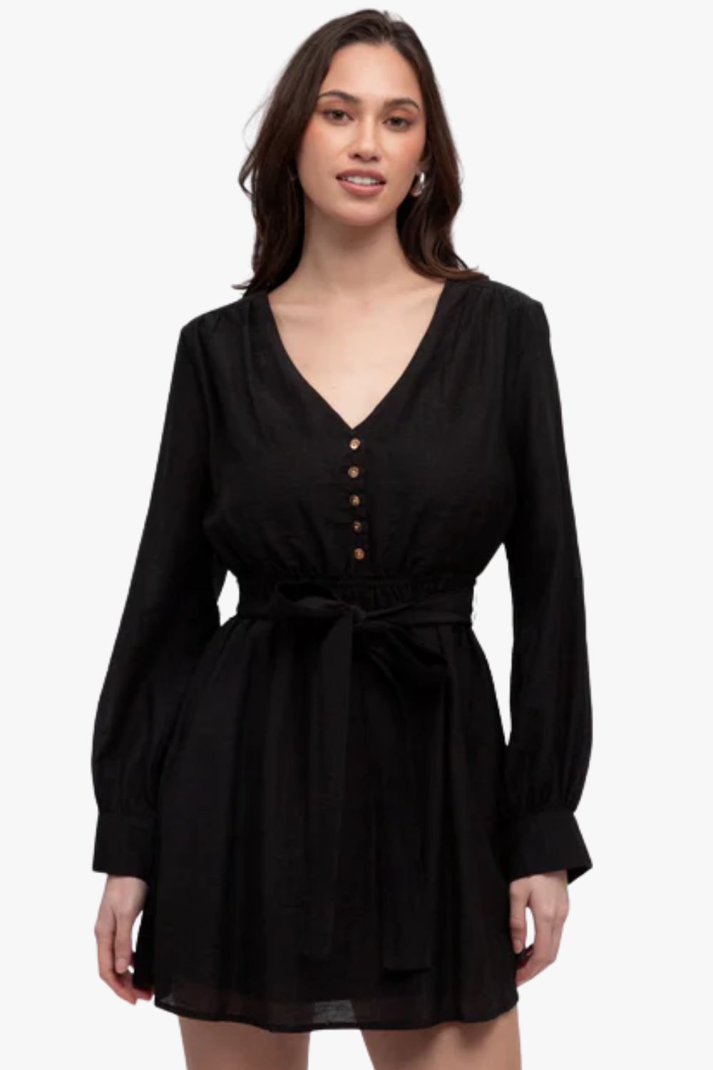 White Closet Blouson Betty Mini Dress