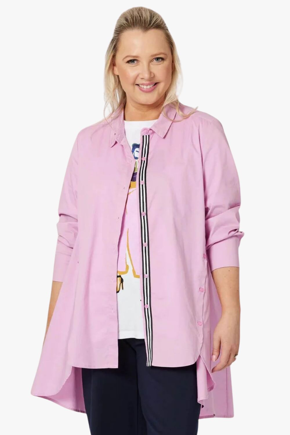 Clarity Kara Trim Detail Shirt