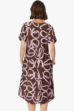 Clarity Koko Latte Dress