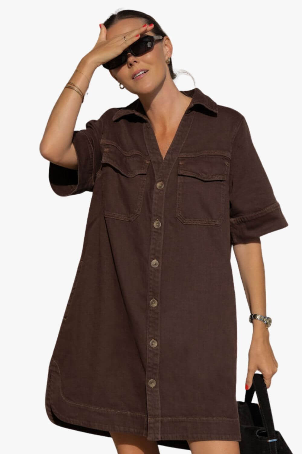 Ceres Life Relaxed Shirt Dress