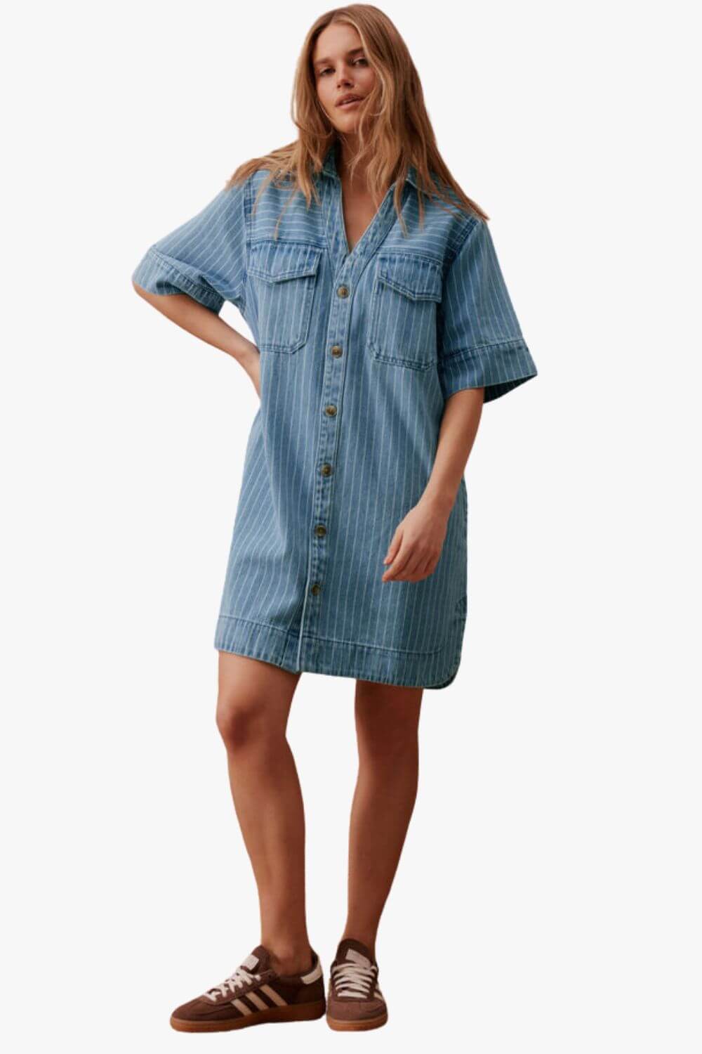 Ceres Life Sammy Relaxed Shirt Dress