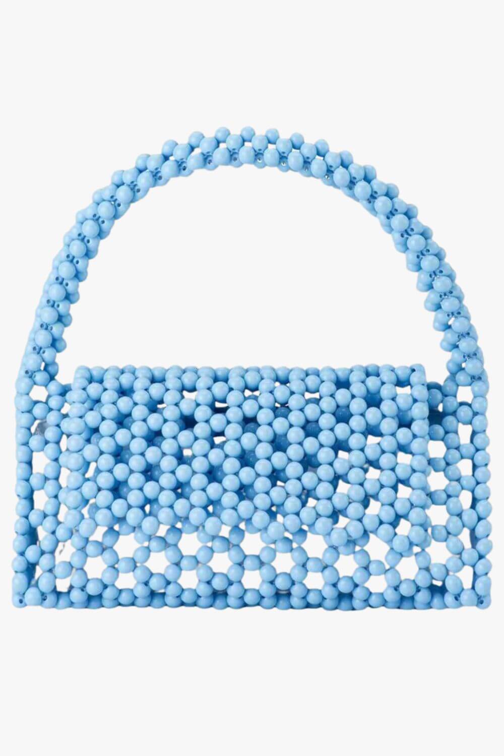 Olga Berg Amrita Bead Top Handle Bag
