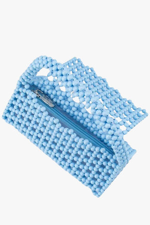 Olga Berg Amrita Bead Top Handle Bag