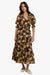 Charlie Floral SS V Neck Tiered Midi Dress