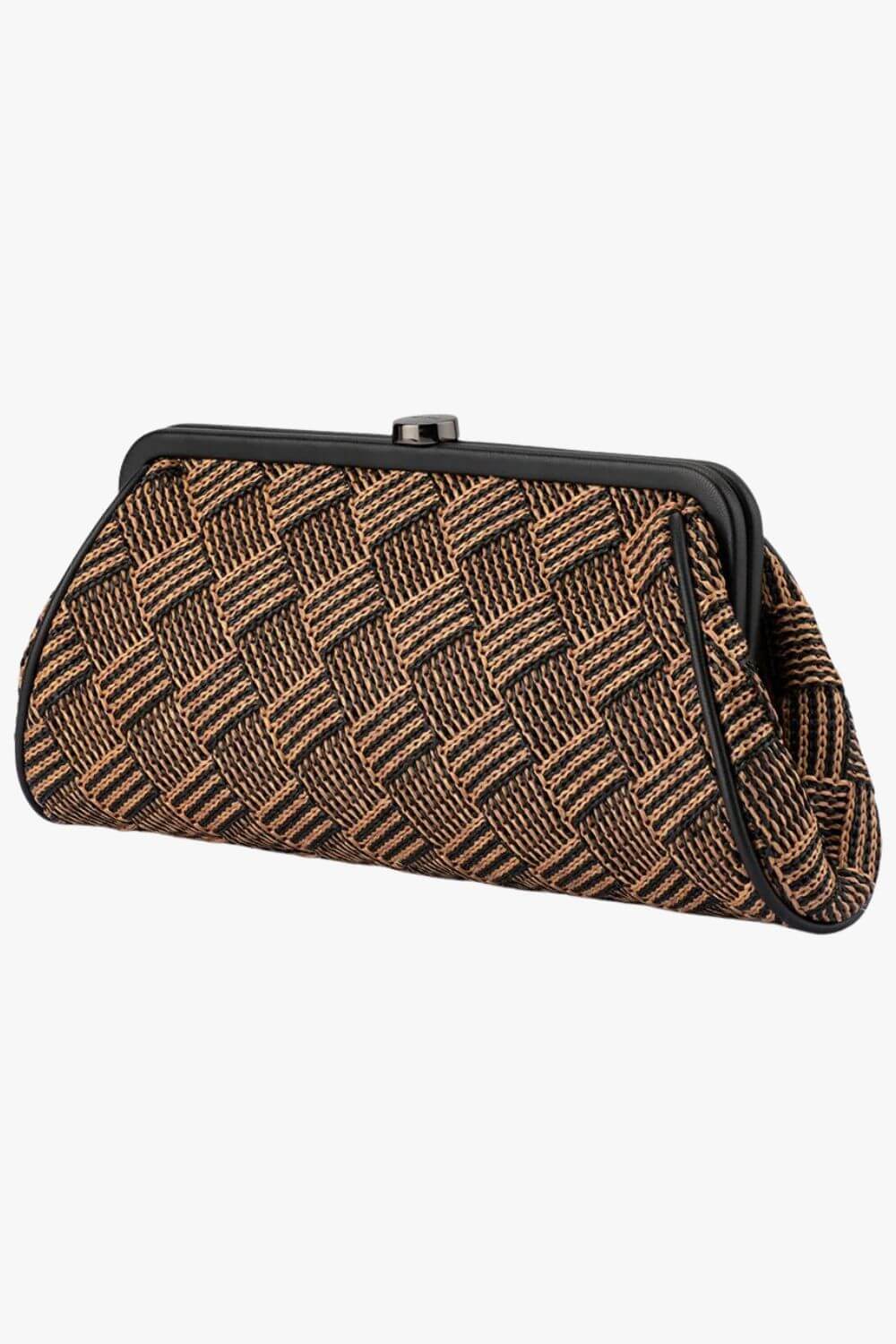 Olga Berg Lois Woven Frame Bag