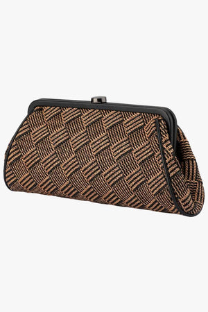Olga Berg Lois Woven Frame Bag