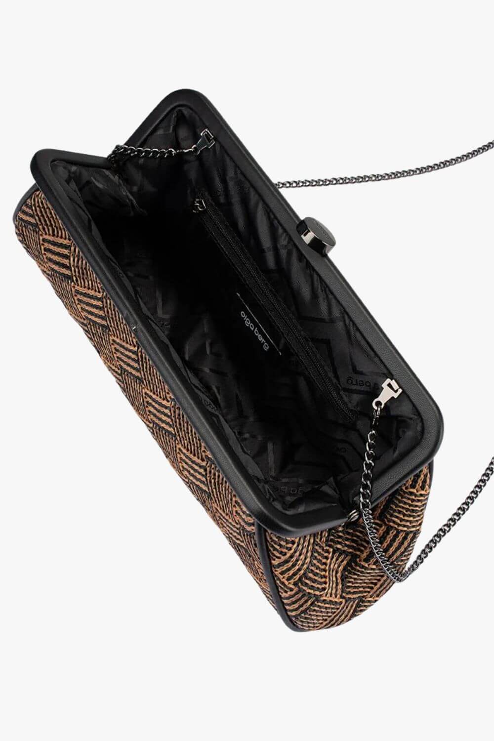 Olga Berg Lois Woven Frame Bag