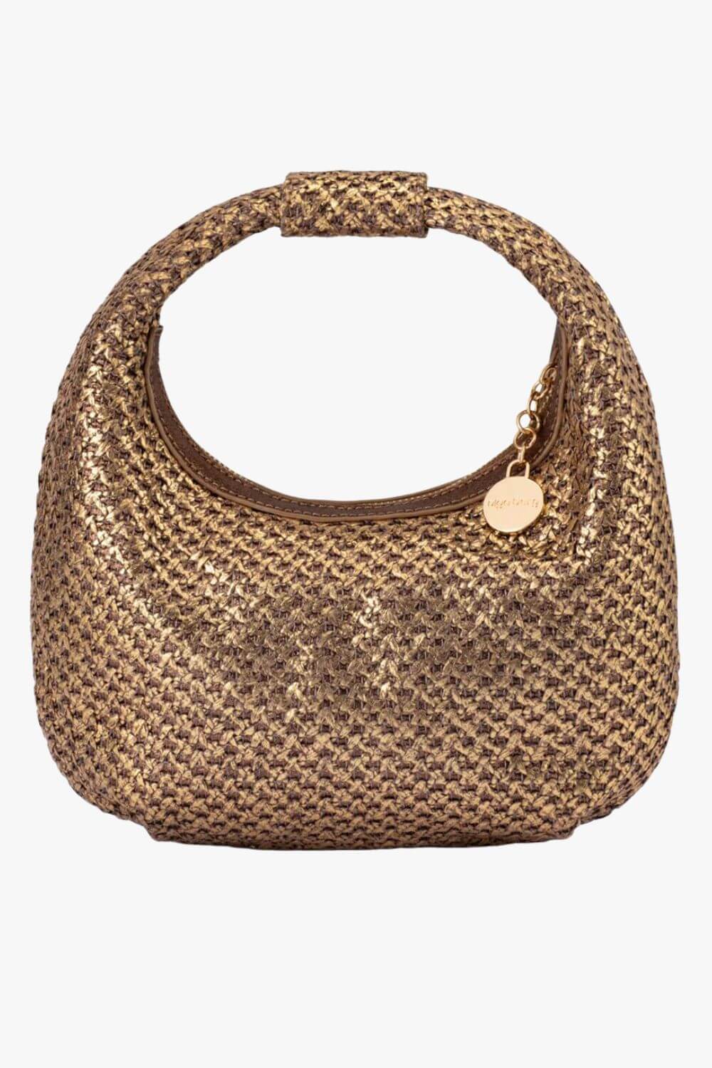 Olga Berg Eden Woven Hobo Bag