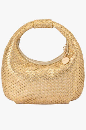 Olga Berg Eden Woven Hobo Bag