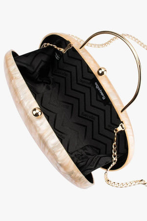 Olga Berg Imelda Acrylic Top Handle Bag
