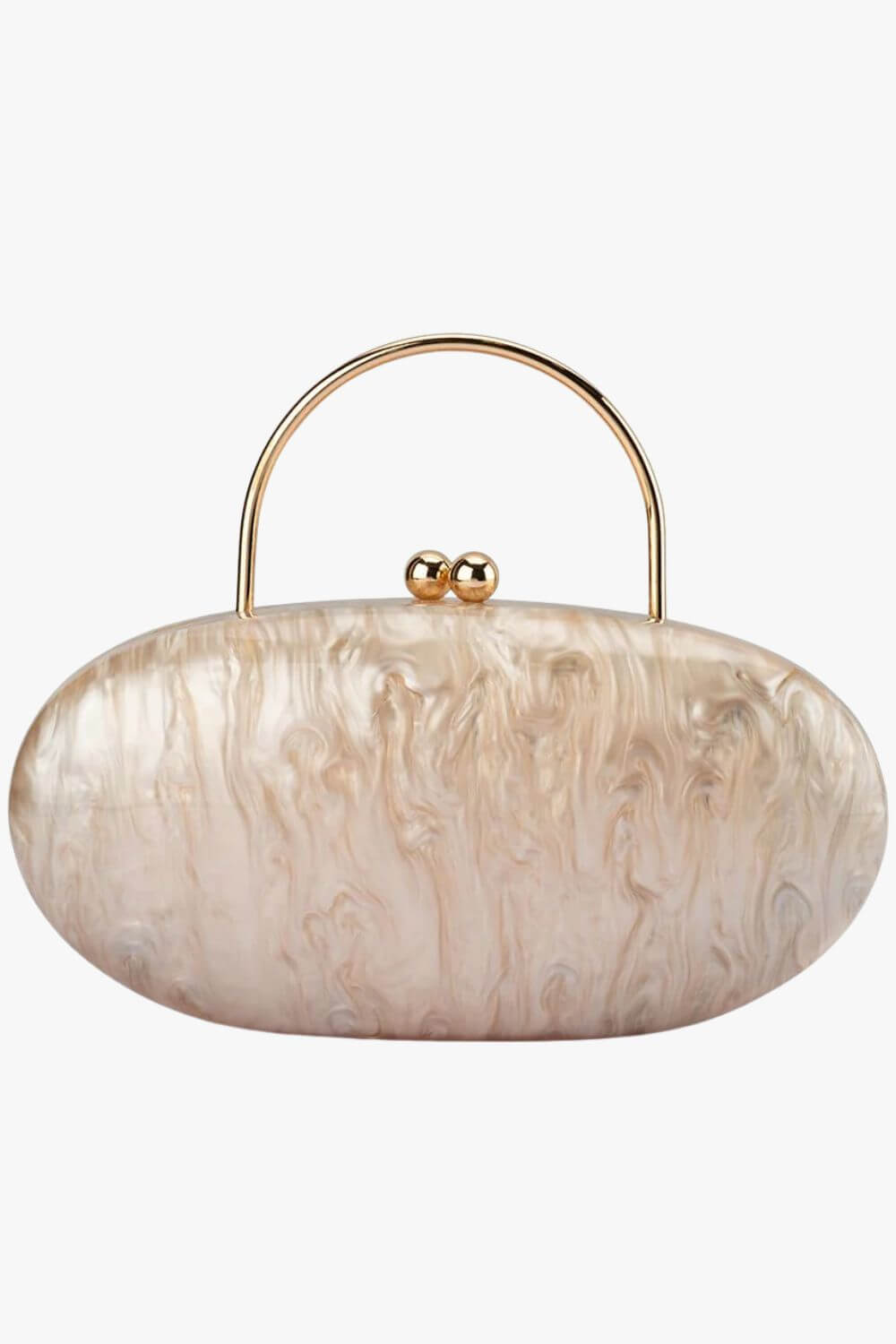 Olga Berg Imelda Acrylic Top Handle Bag