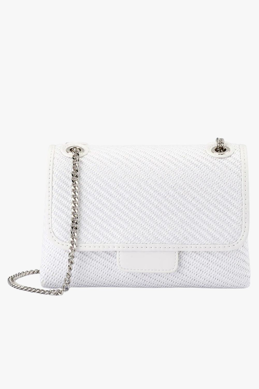 Olga Berg Alexa Woven Shoulder Bag