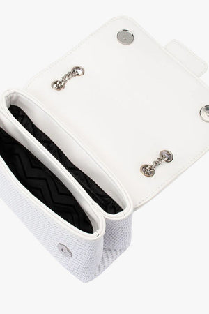 Olga Berg Alexa Woven Shoulder Bag