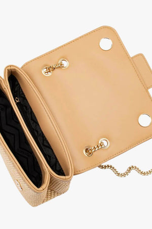 Olga Berg Alexa Woven Shoulder Bag