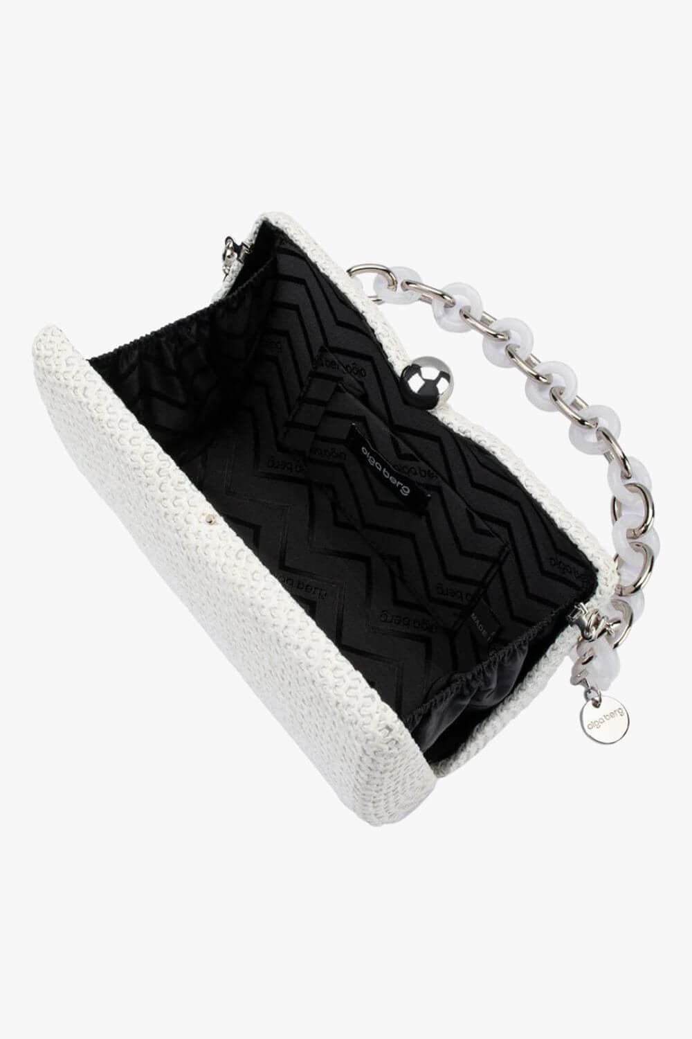 Olga Berg Birdie Textural Handle Bag