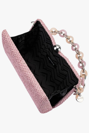 Olga Berg Birdie Textural Handle Bag