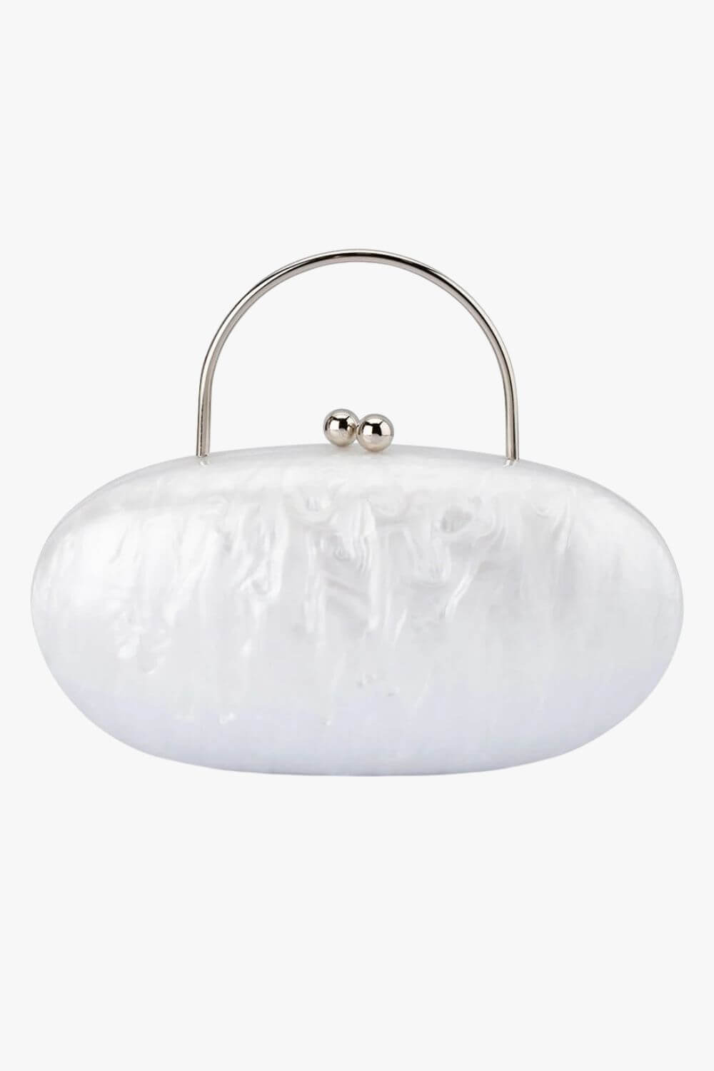 Olga Berg Imelda Acrylic Top Handle Bag