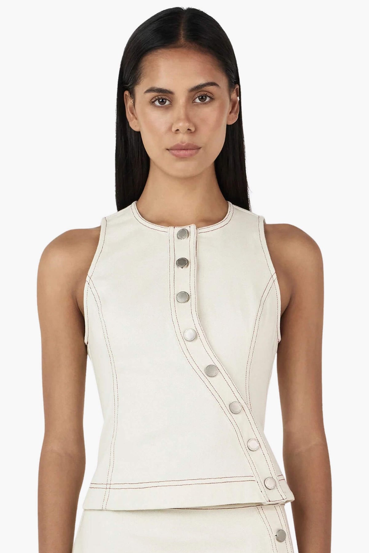 Ownley Sylvie Denim Top