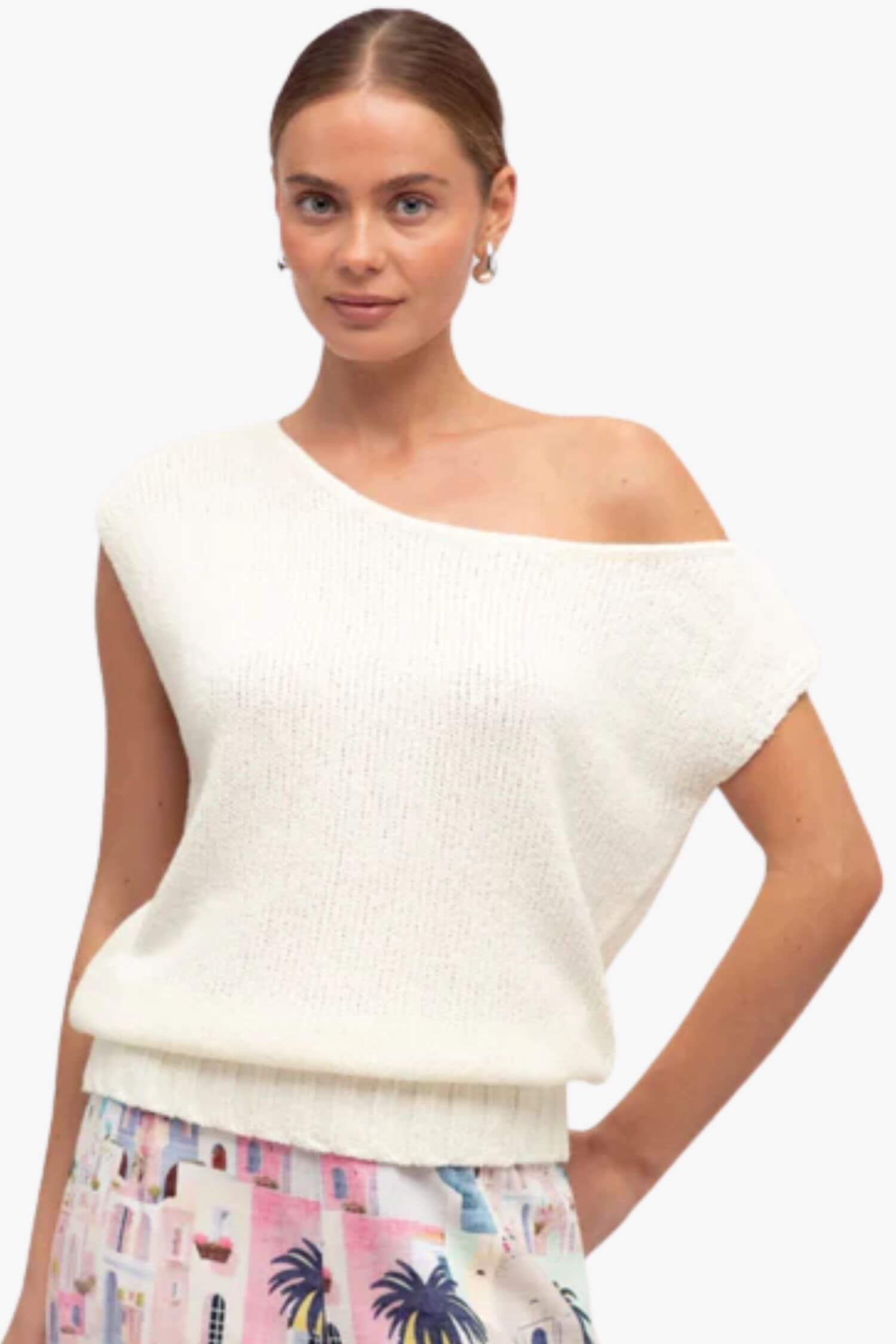 Lindy Boat Neck Knit Top