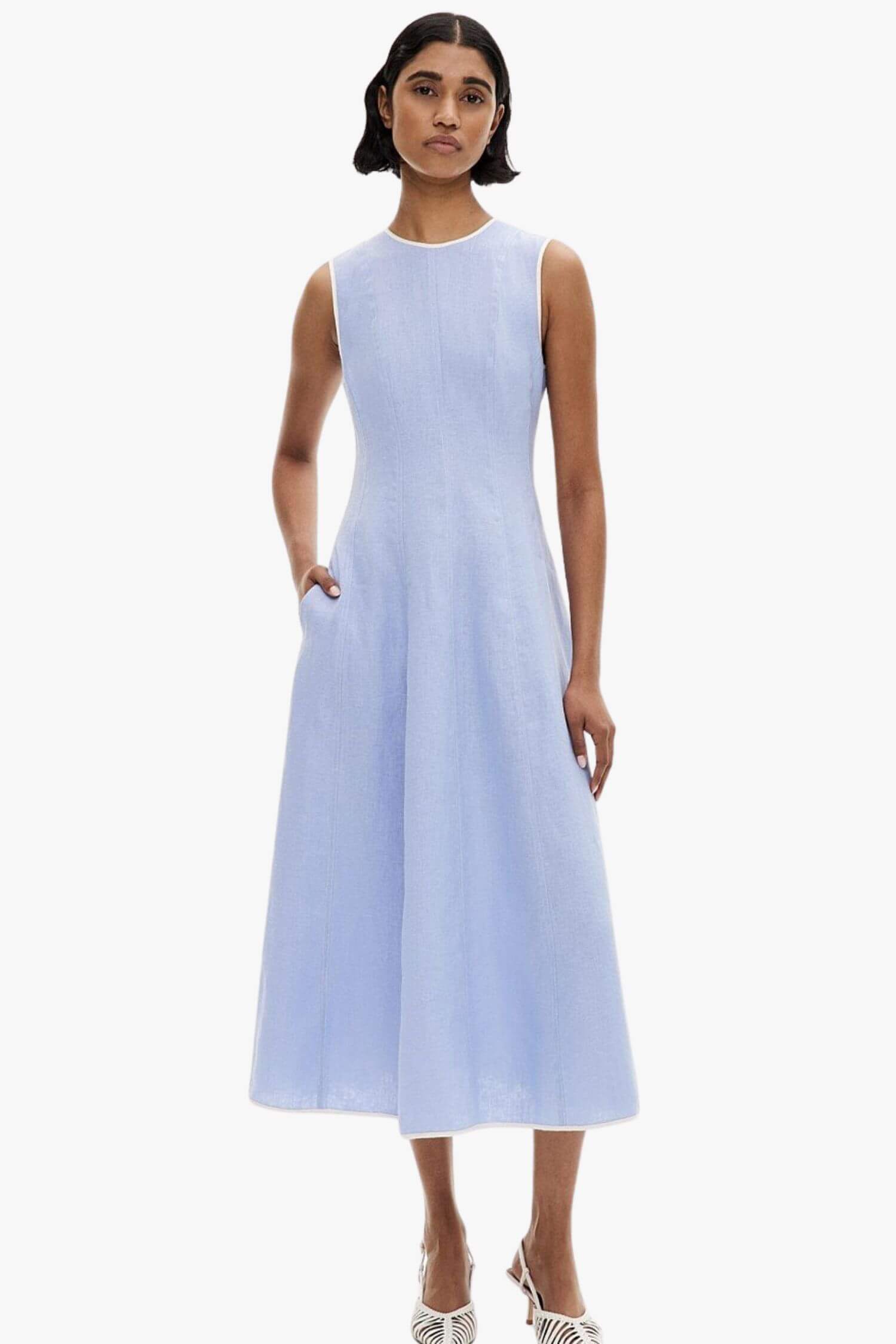 Witchery Linen Seam Dress