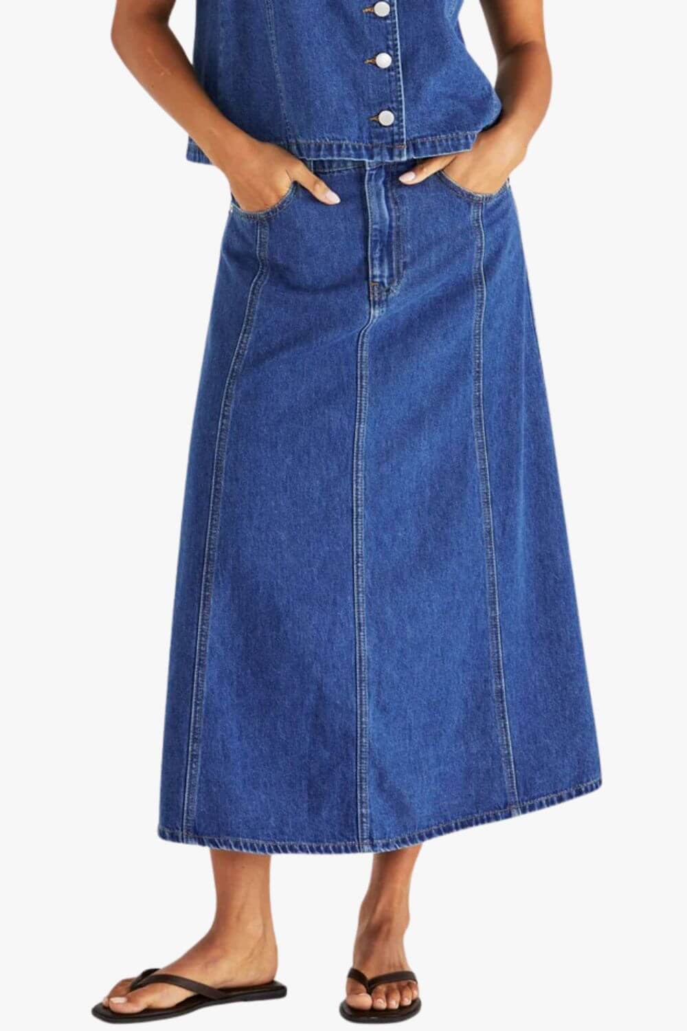 Sass Sabine Denim Skirt