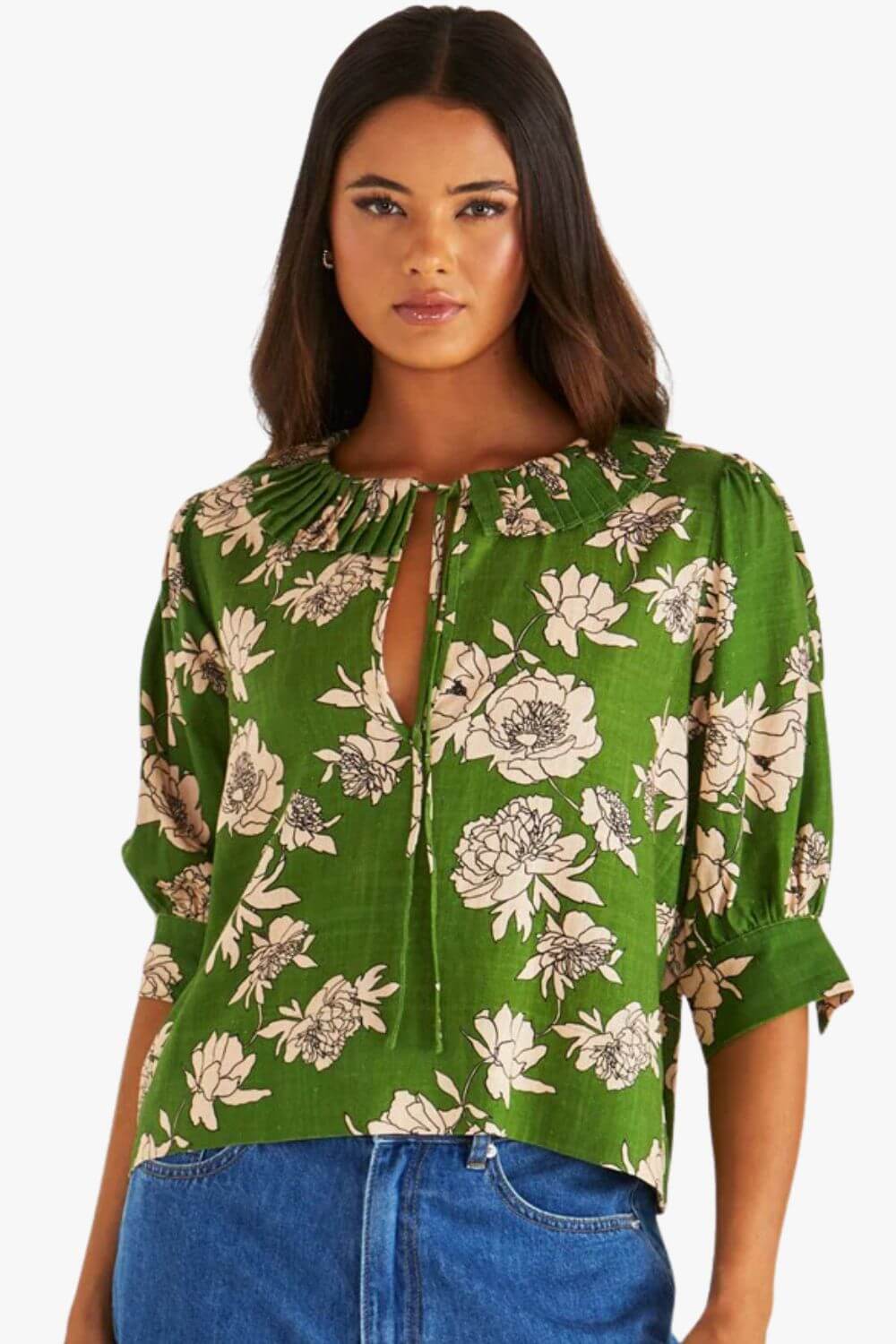 Sass Antonie Pleated Blouse