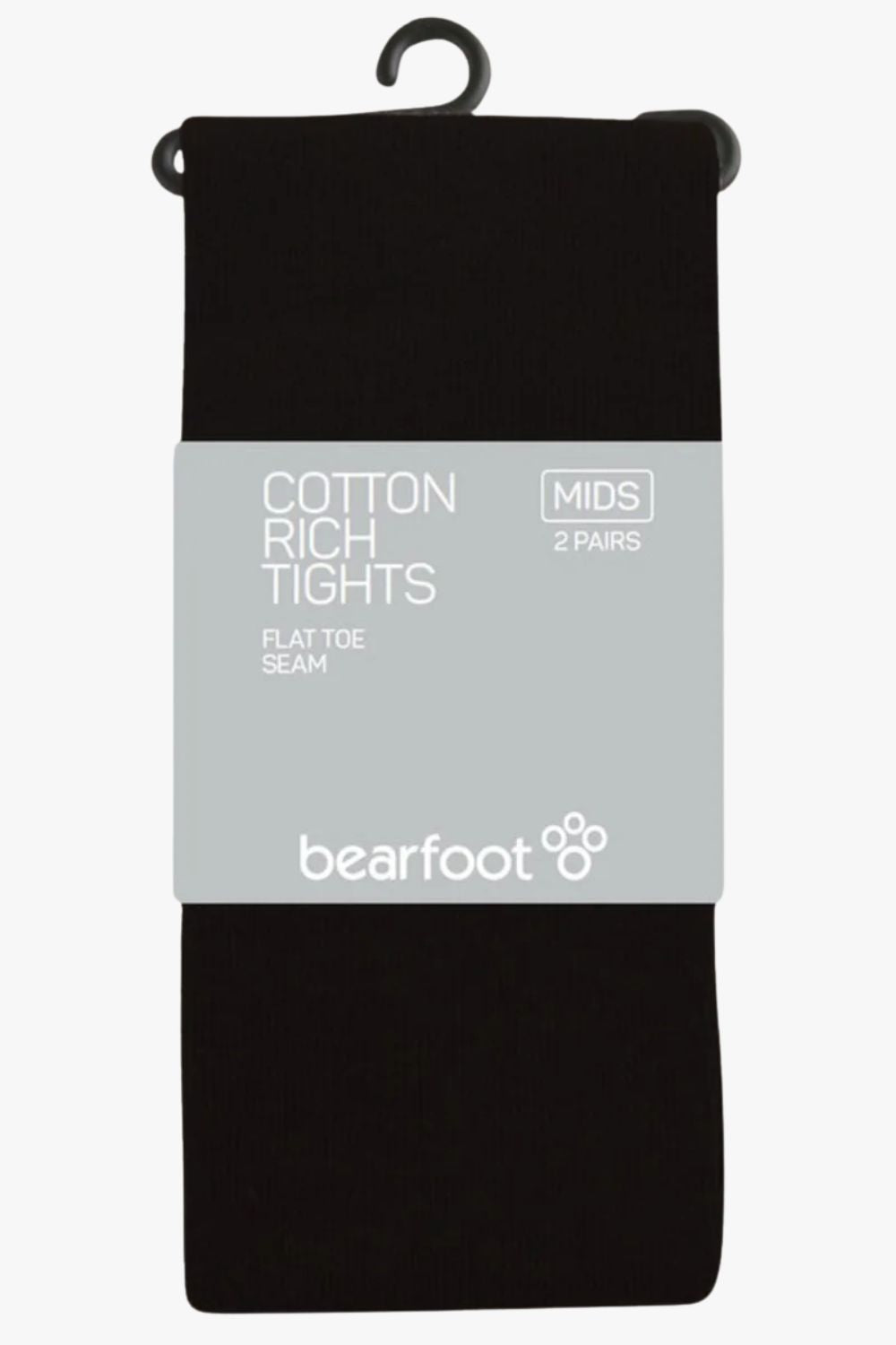 Bearfoot Ladies Cotton Rich Tights - 2 Pack