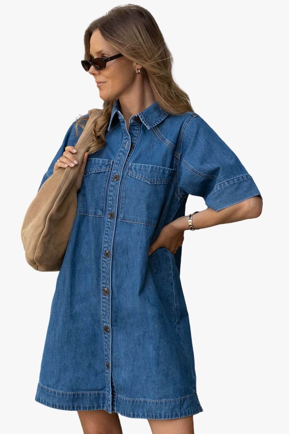Ceres Life Ava Short Sleeve Mini Dress