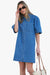 Ceres Life Dylan Pleat Sleeve Boxy Dress