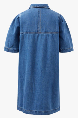 Ceres Life Dylan Pleat Sleeve Boxy Dress