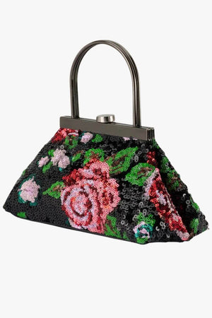 Olga Berg Audrey Sequin Top Handle
