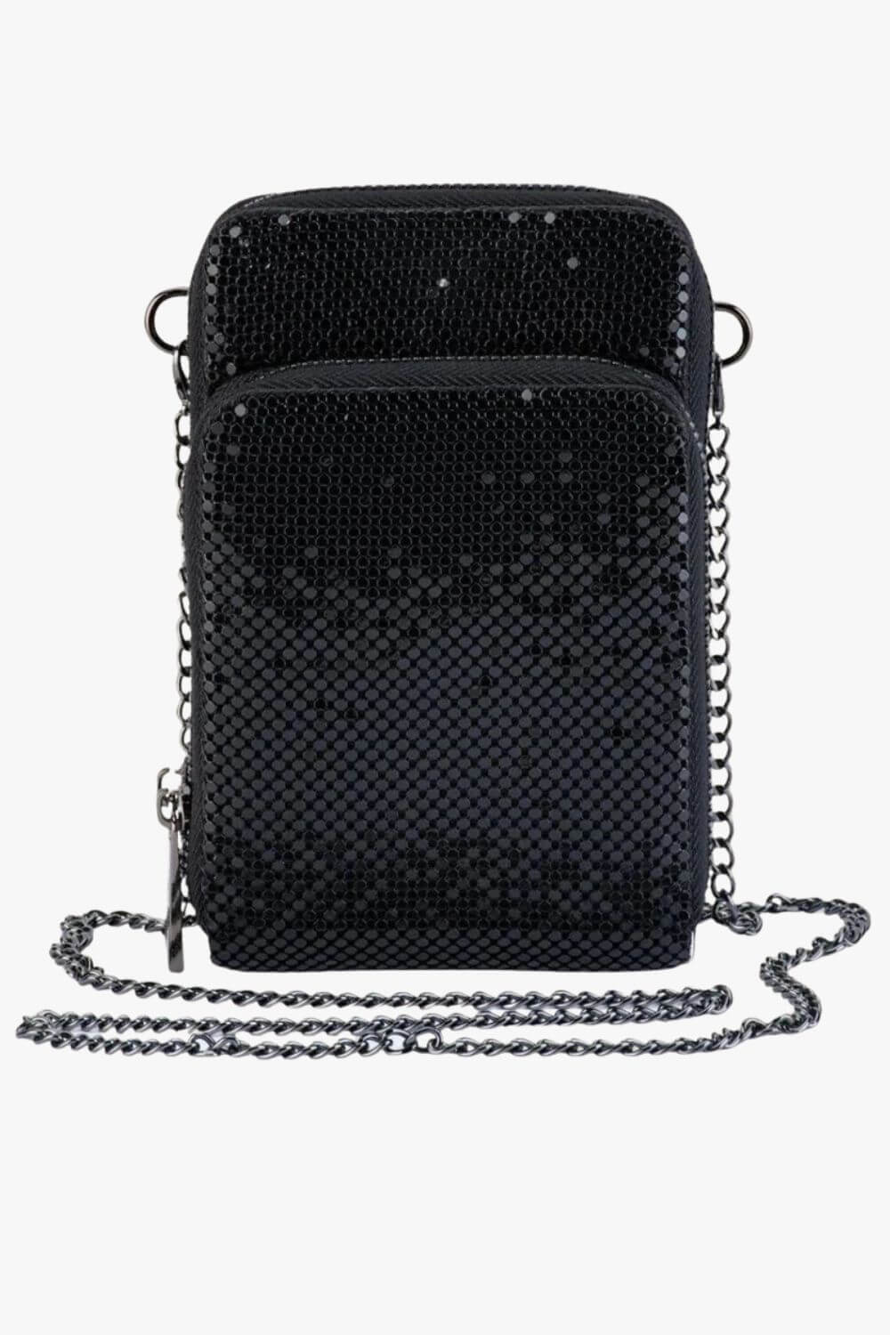 Olga Berg Elton Mesh Crossbody Bag