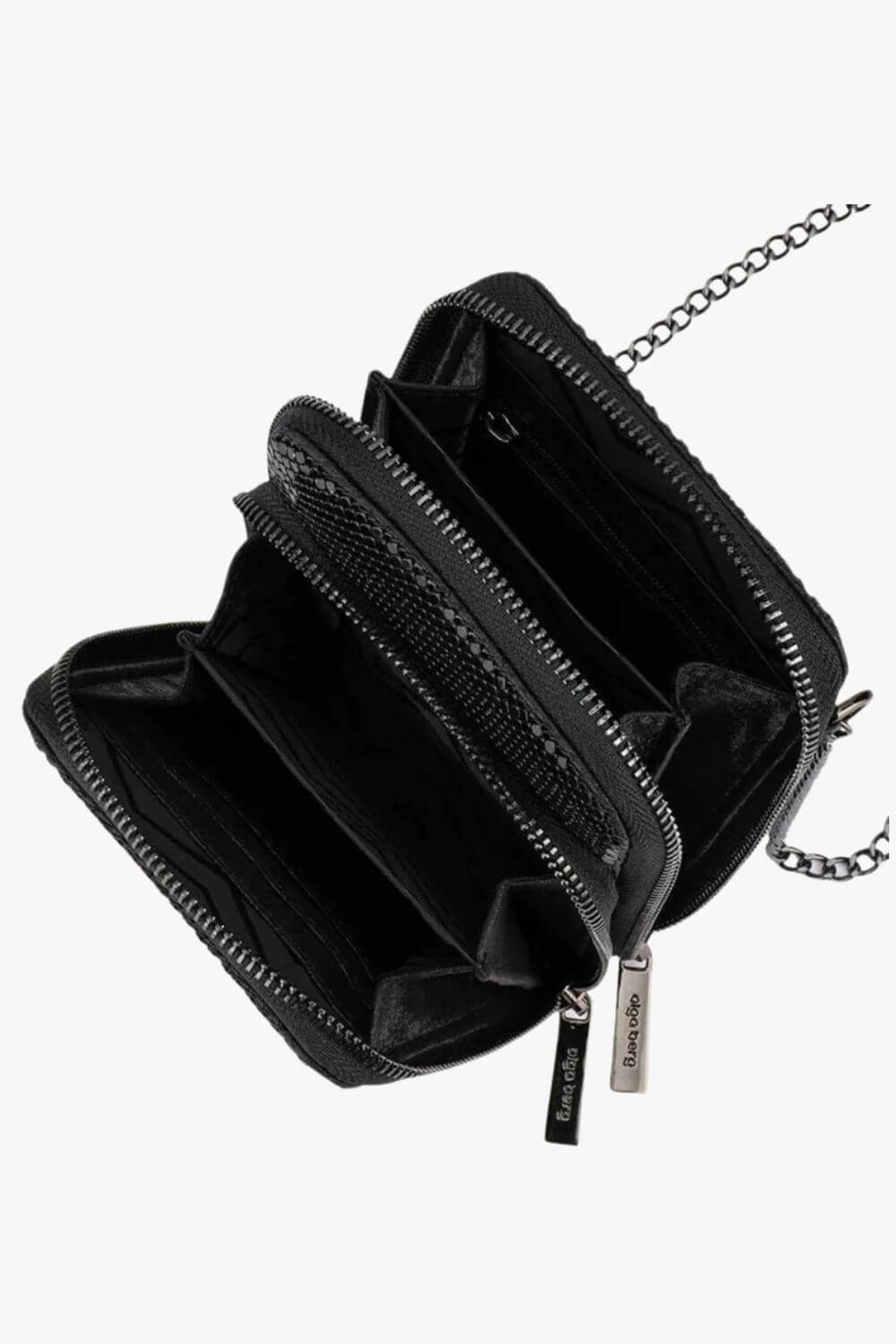 Olga Berg Elton Mesh Crossbody Bag